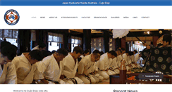 Desktop Screenshot of cujickyokushin.com