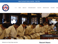 Tablet Screenshot of cujickyokushin.com